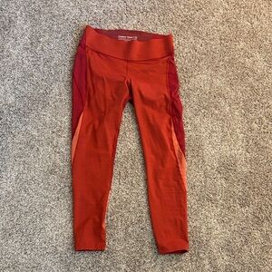 Outdoor Voices Red-Orange Leggings